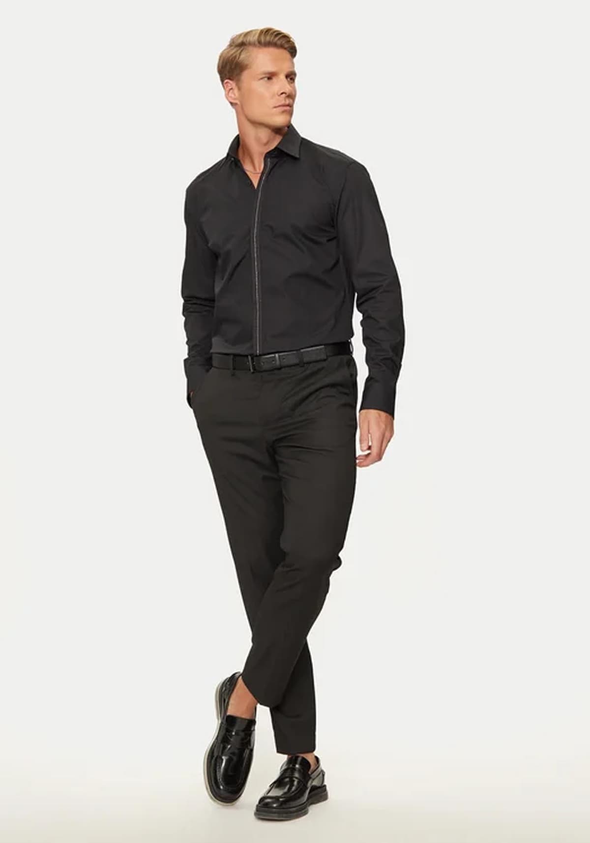 Men's Shirts Hugo Black