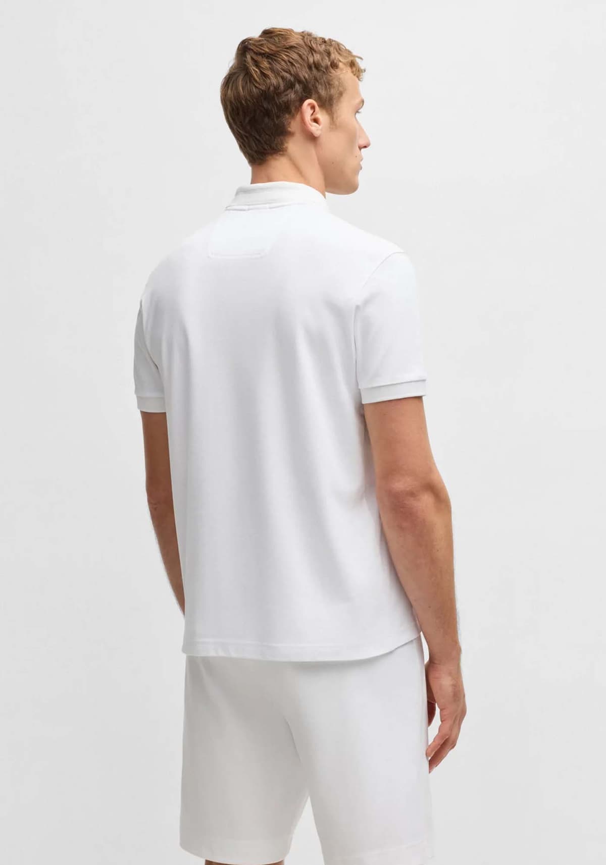 Men's Polo Shirts Boss White
