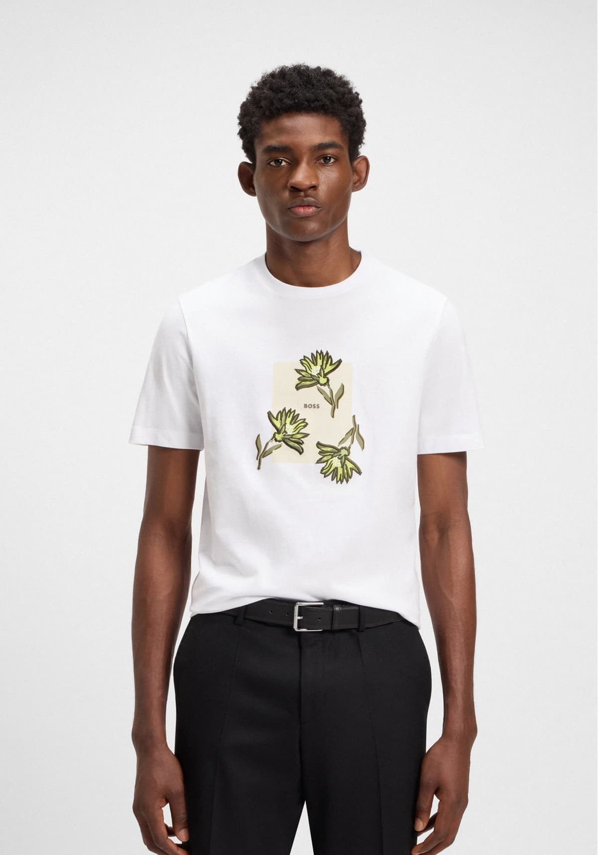 Men's T-Shirts Boss White