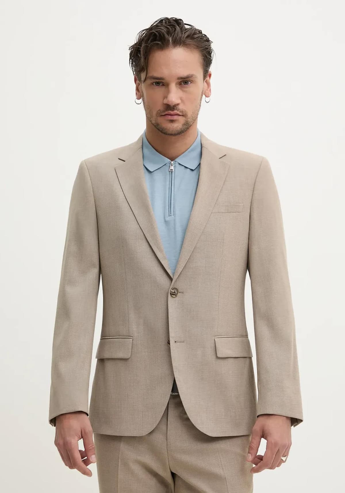 Men's Suits Hugo Beige