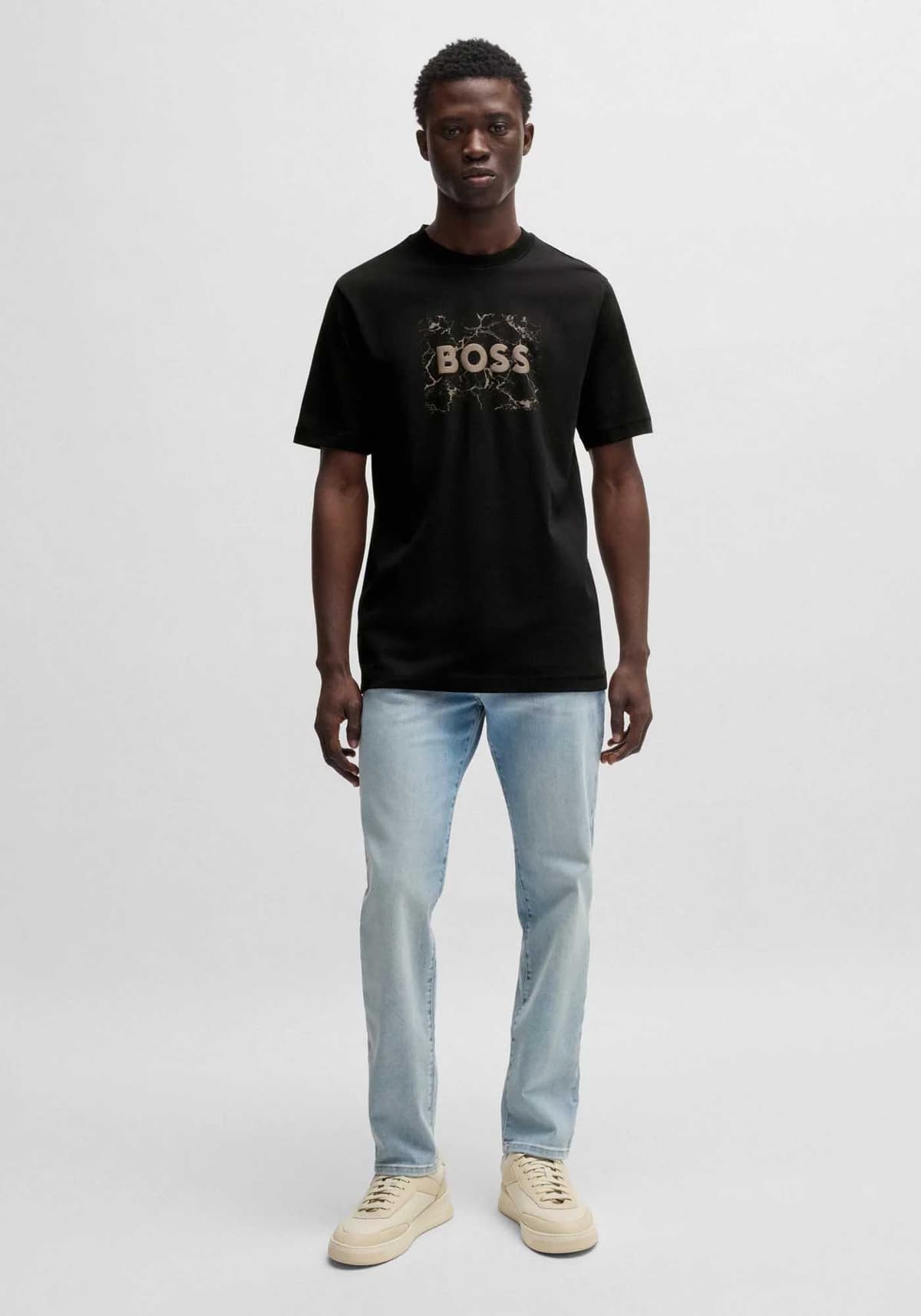 Men's T-Shirts Boss Black