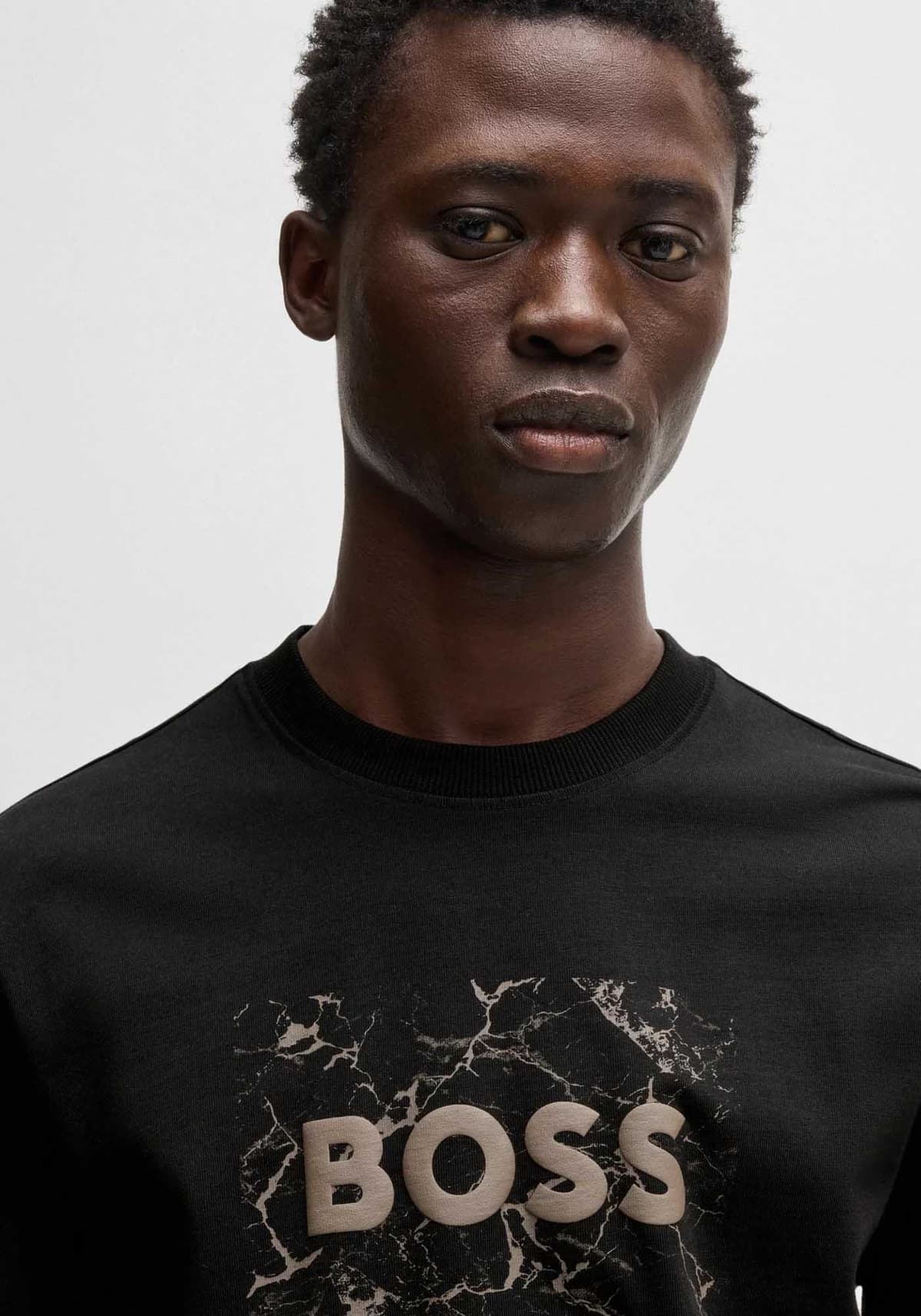 Men's T-Shirts Boss Black