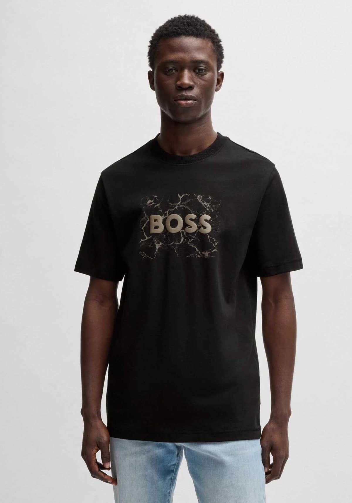 Men's T-Shirts Boss Black