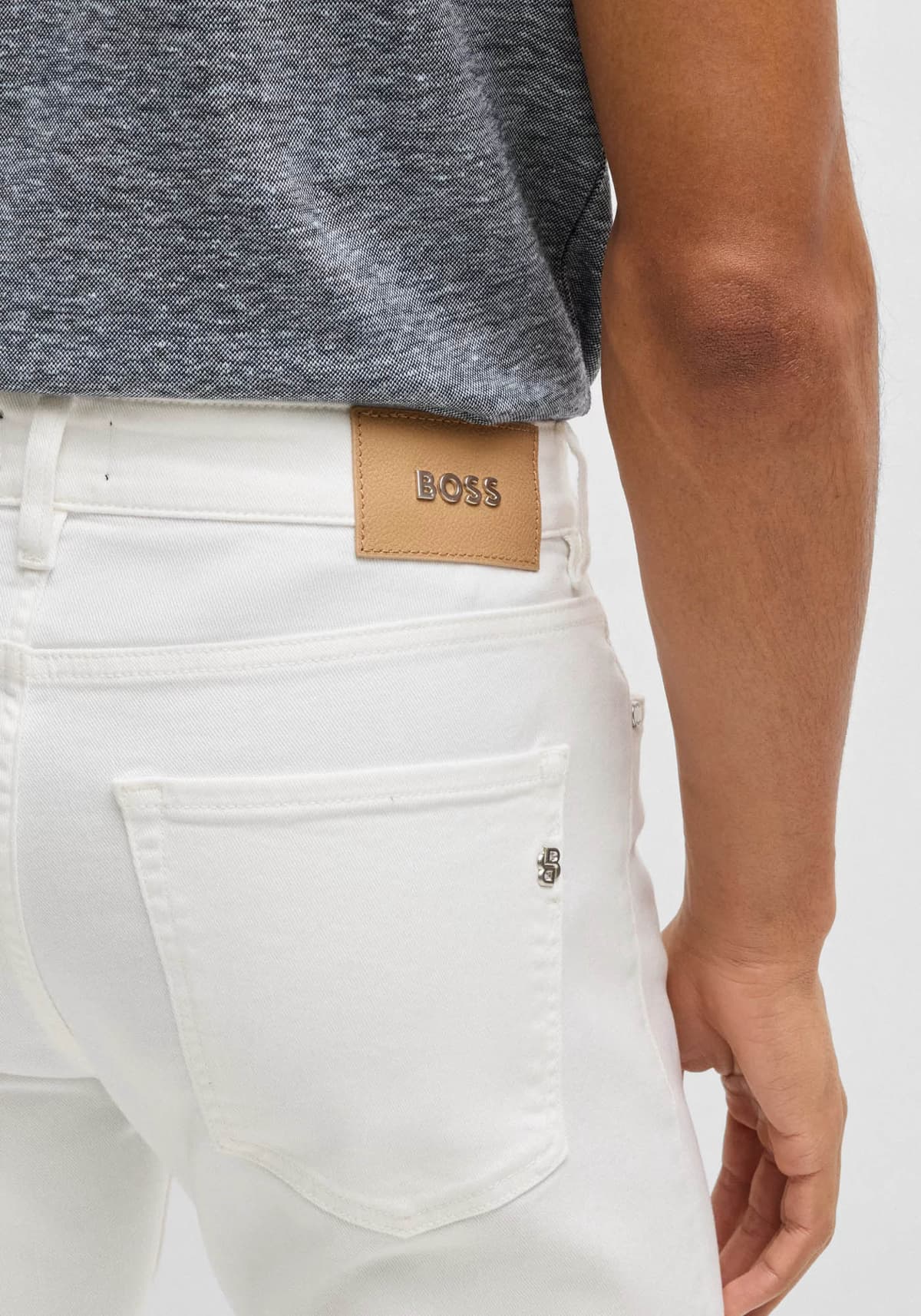 Men's Jeans Boss White