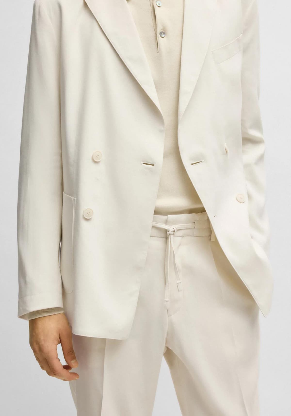 Men's Pants Boss White