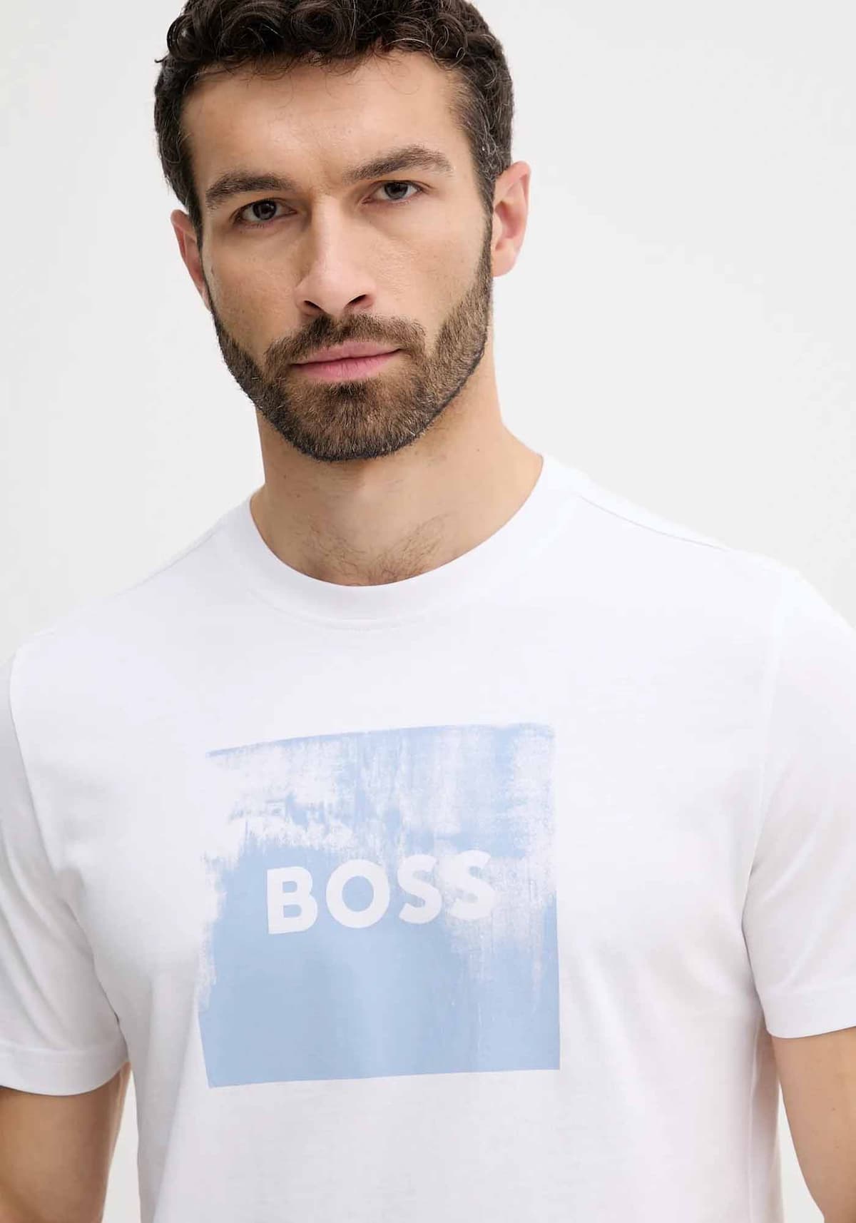 Men's T-Shirts Boss White