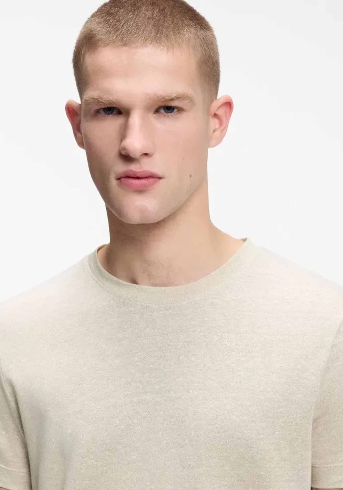 Men's T-Shirts Boss Beige