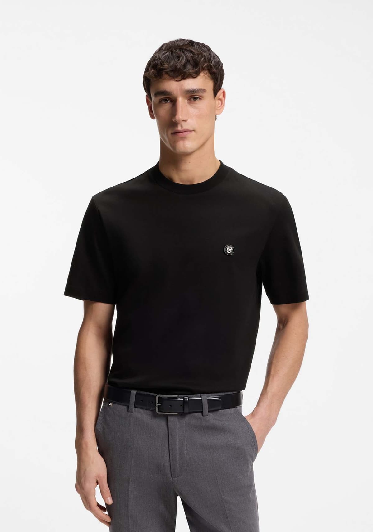 Men's T-Shirts Boss Black