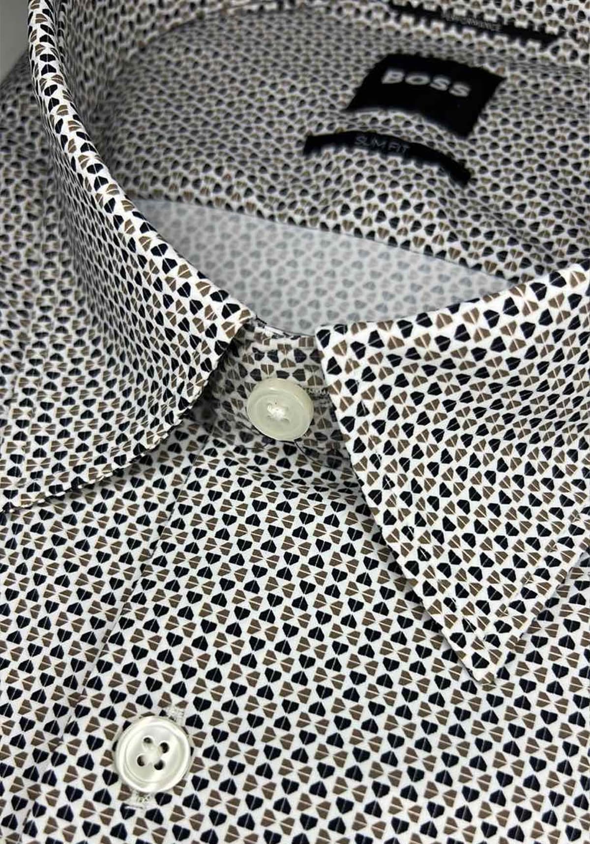 BOSS Πουκάμισο της σειράς H Roan - 50556800 252 Dark Beige