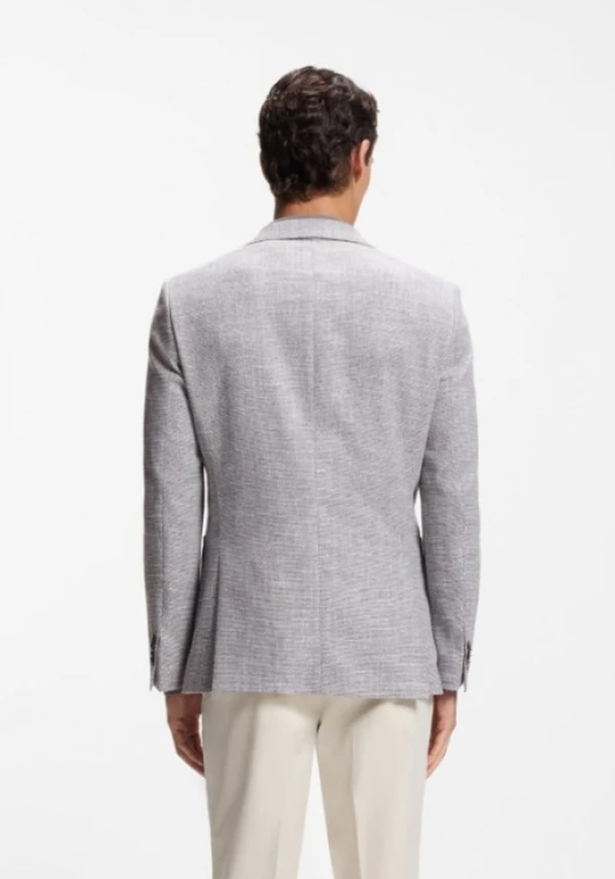 Men's Blazers Boss Gray
