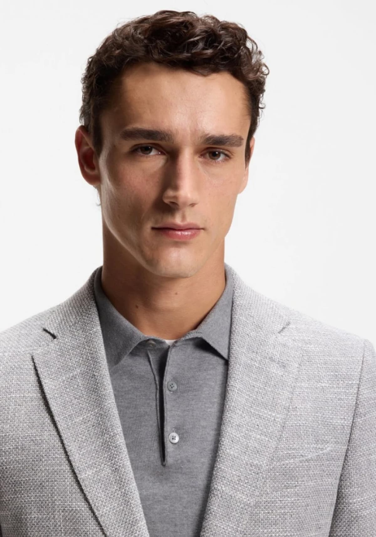 Men's Blazers Boss Gray