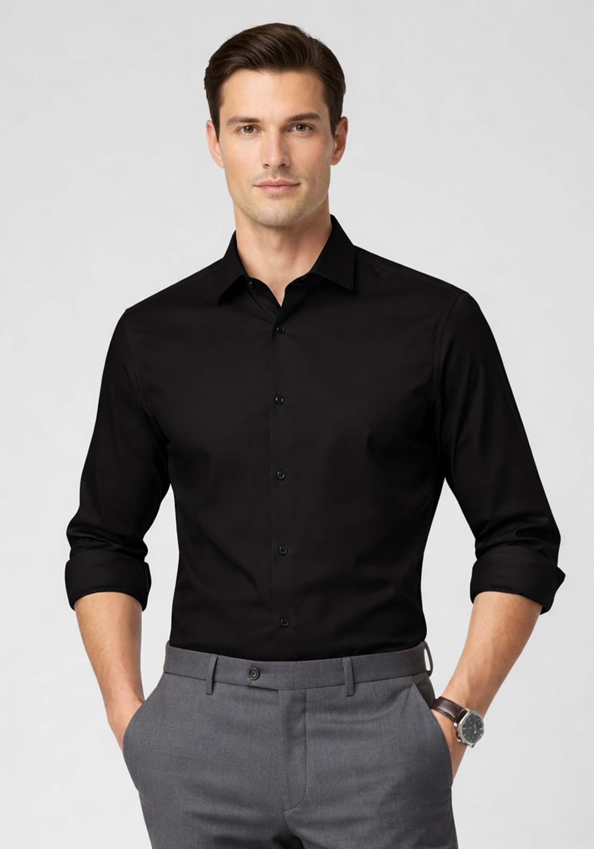 Men's Shirts Boss White