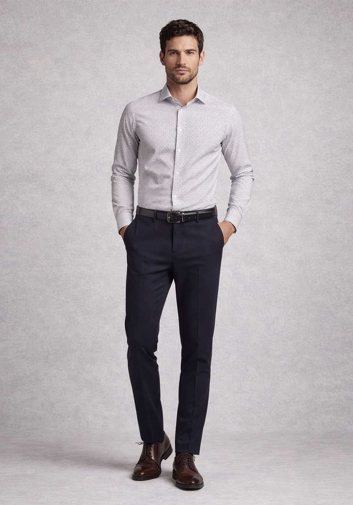 Men's Shirts Boss Beige