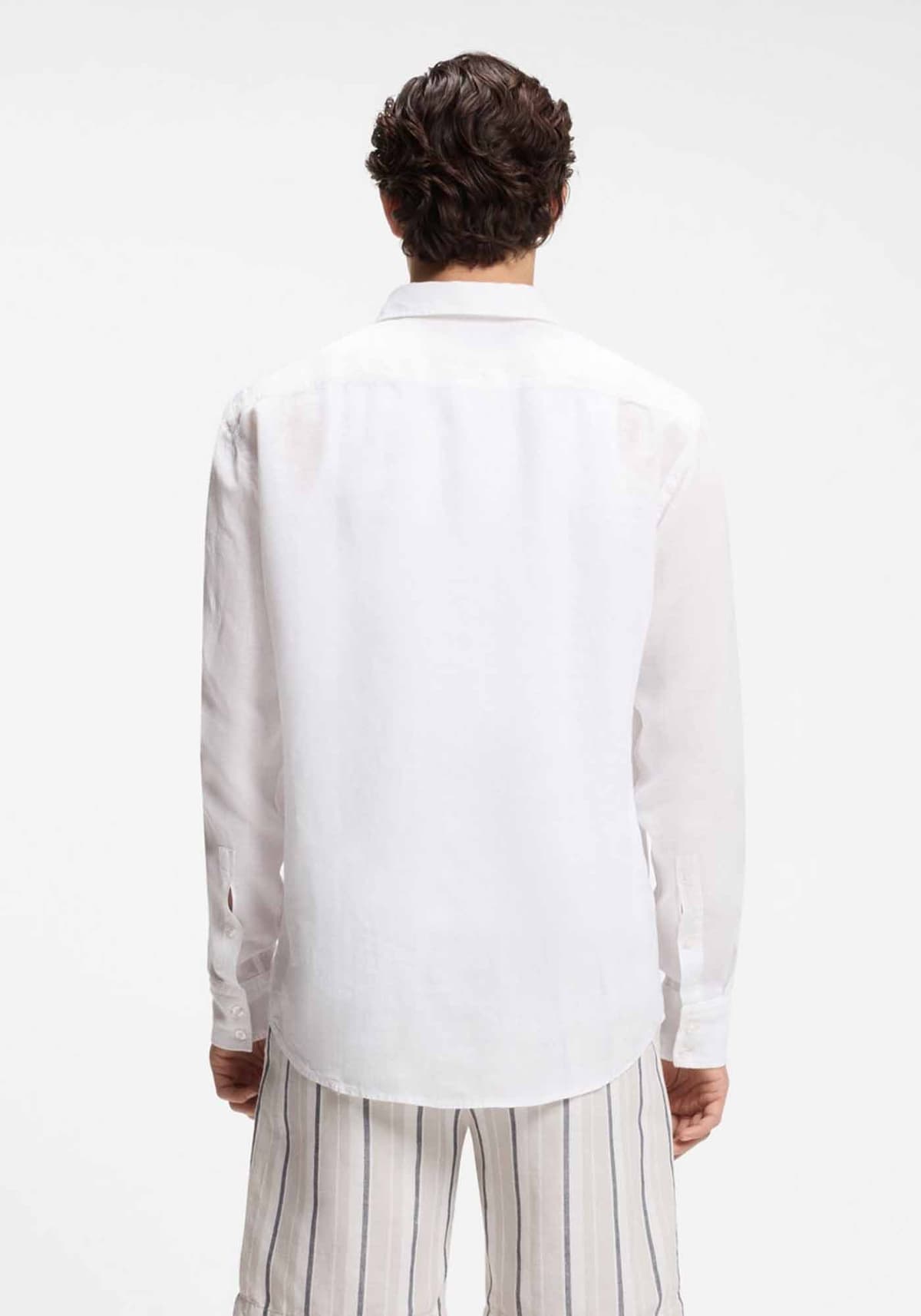 Men's Shirts Boss White