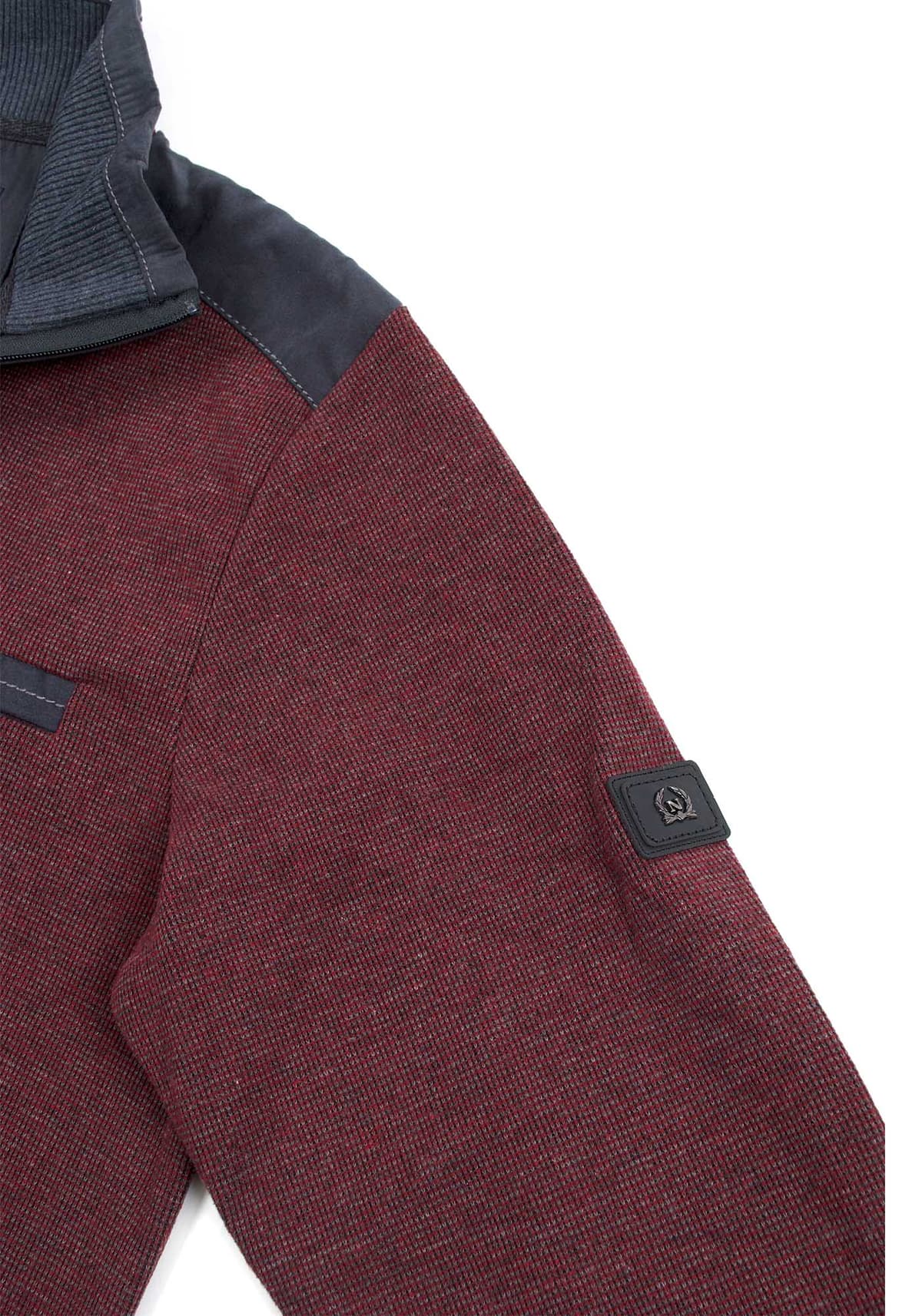 Monte Napoleone Half Zip 5145 - 002 cherry