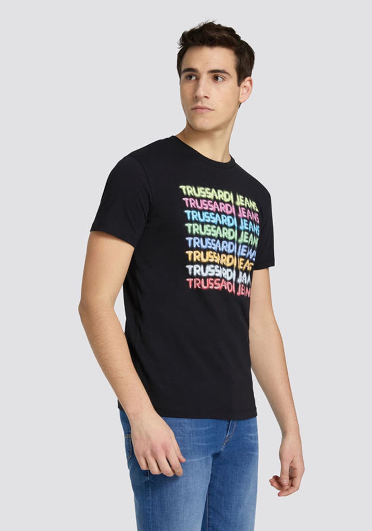 Men's T-Shirts Trussardi Jeans Black