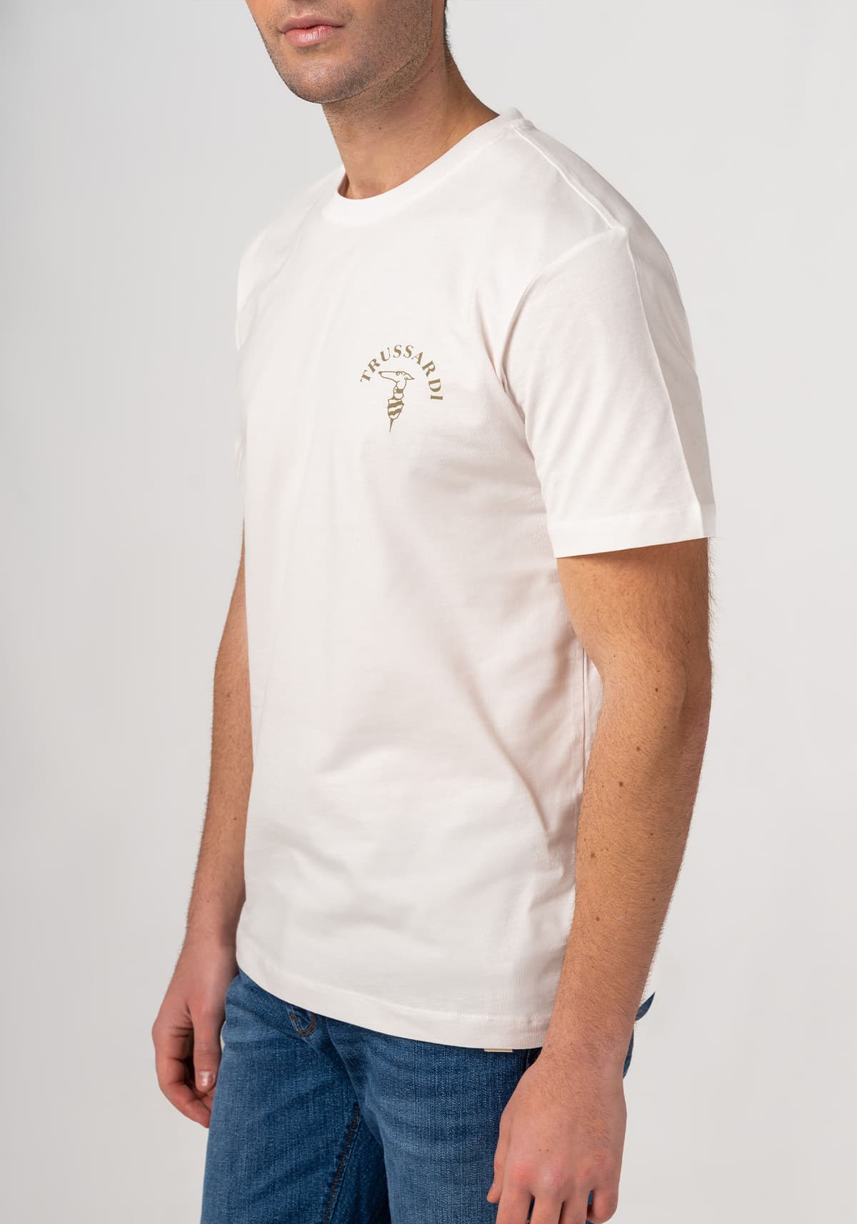 Men's T-Shirts Trussardi Jeans White