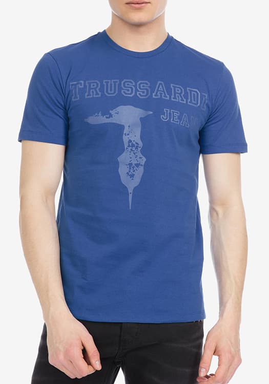 Men's T-Shirts Trussardi Jeans Blue