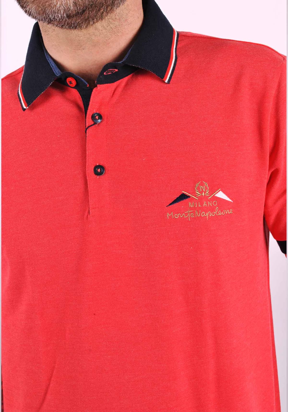 Monte Napoleone Polo Piqué - 2750 5365 Blue