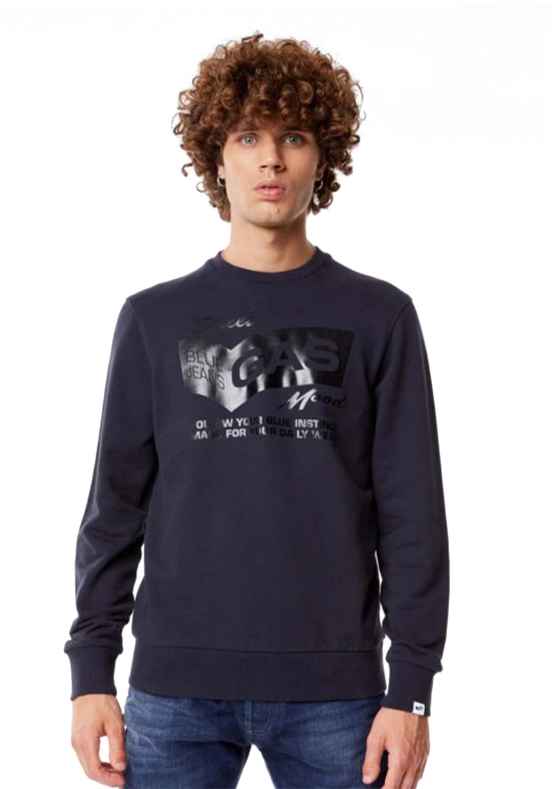 Men's Hoodies & Sweatshirts Gas Blue