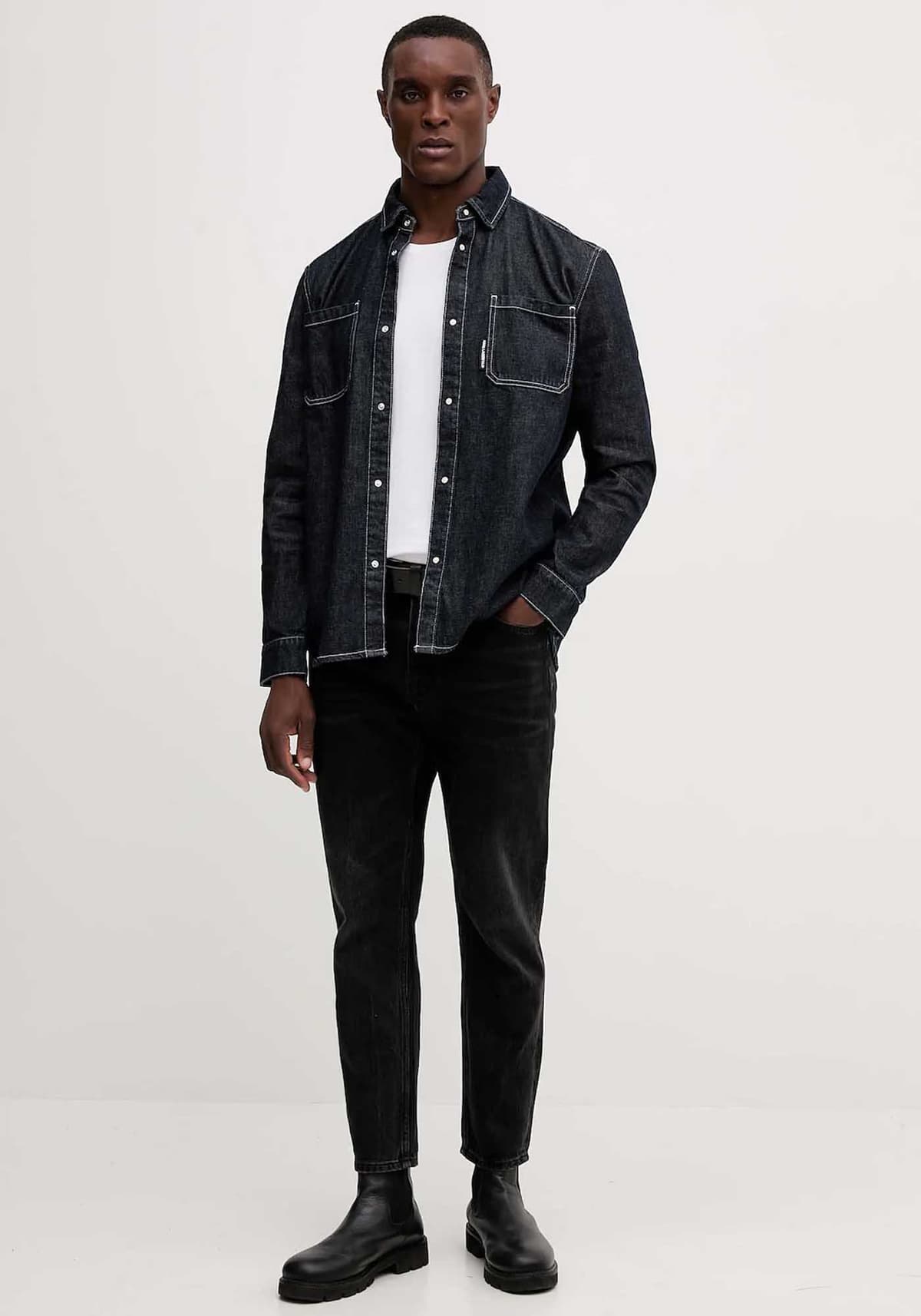 Men's Shirts Karl Lagerfeld Blue