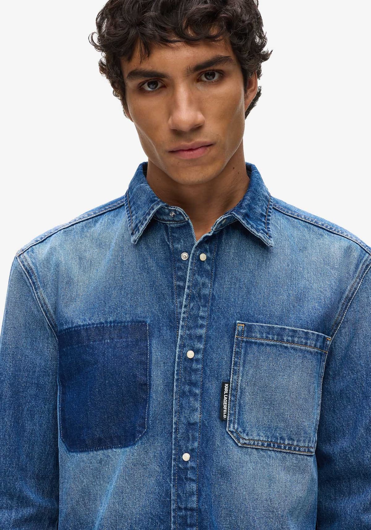 Men's Shirts Karl Lagerfeld Blue