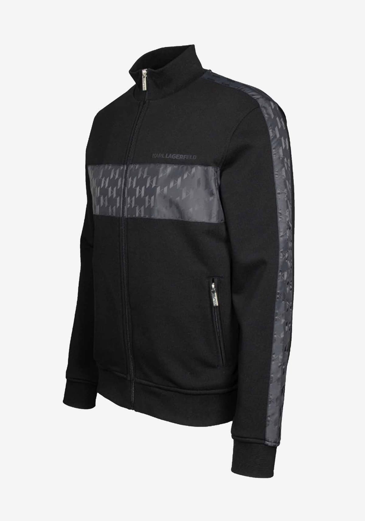 KARL LAGERFELD ΦΟΥΤΕΡ CREW NECK LOGO ΜΑΥΡΟ