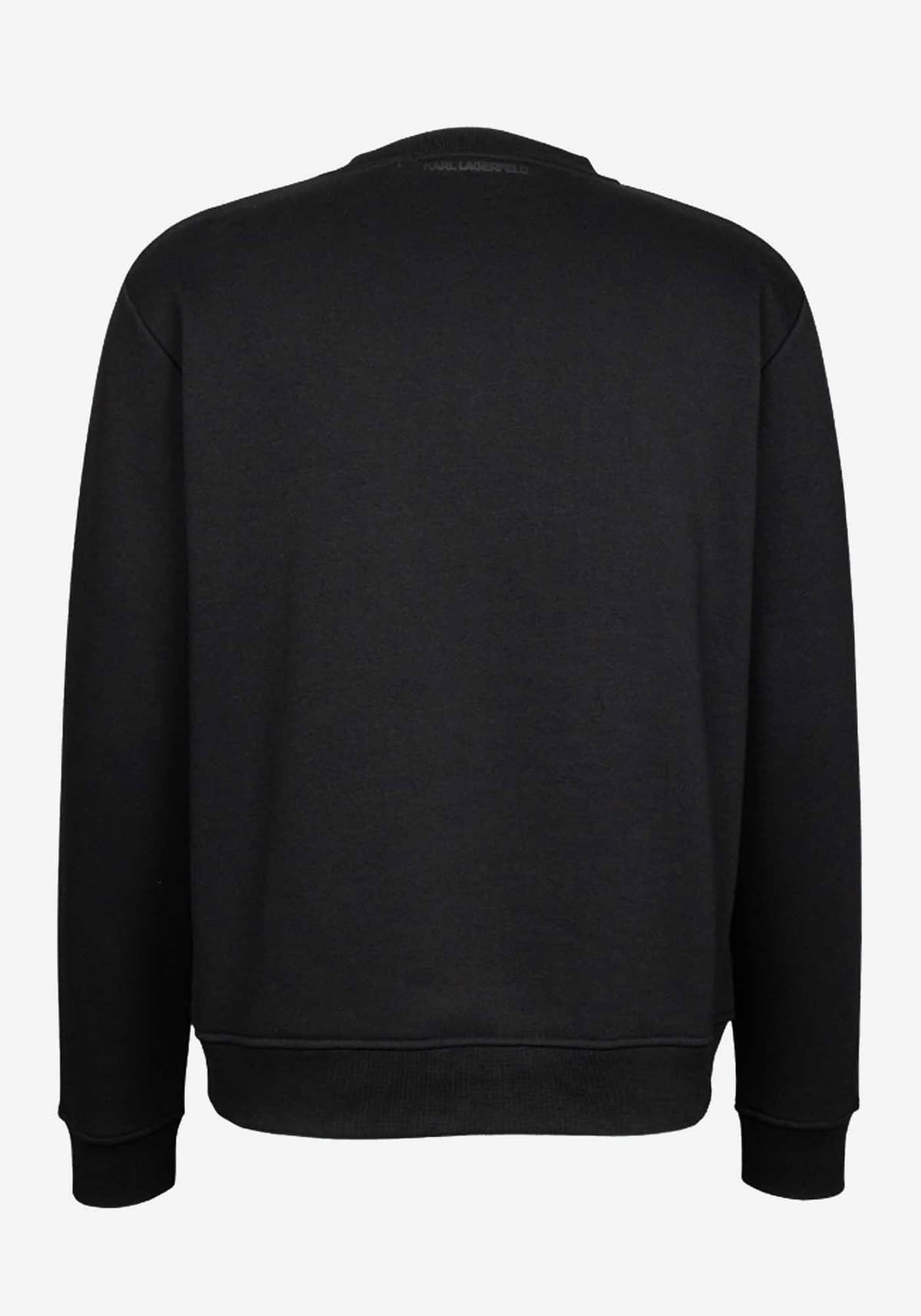 KARL LAGERFELD ΦΟΥΤΕΡ CREW NECK GOLD LOGO ΜΑΥΡΟ
