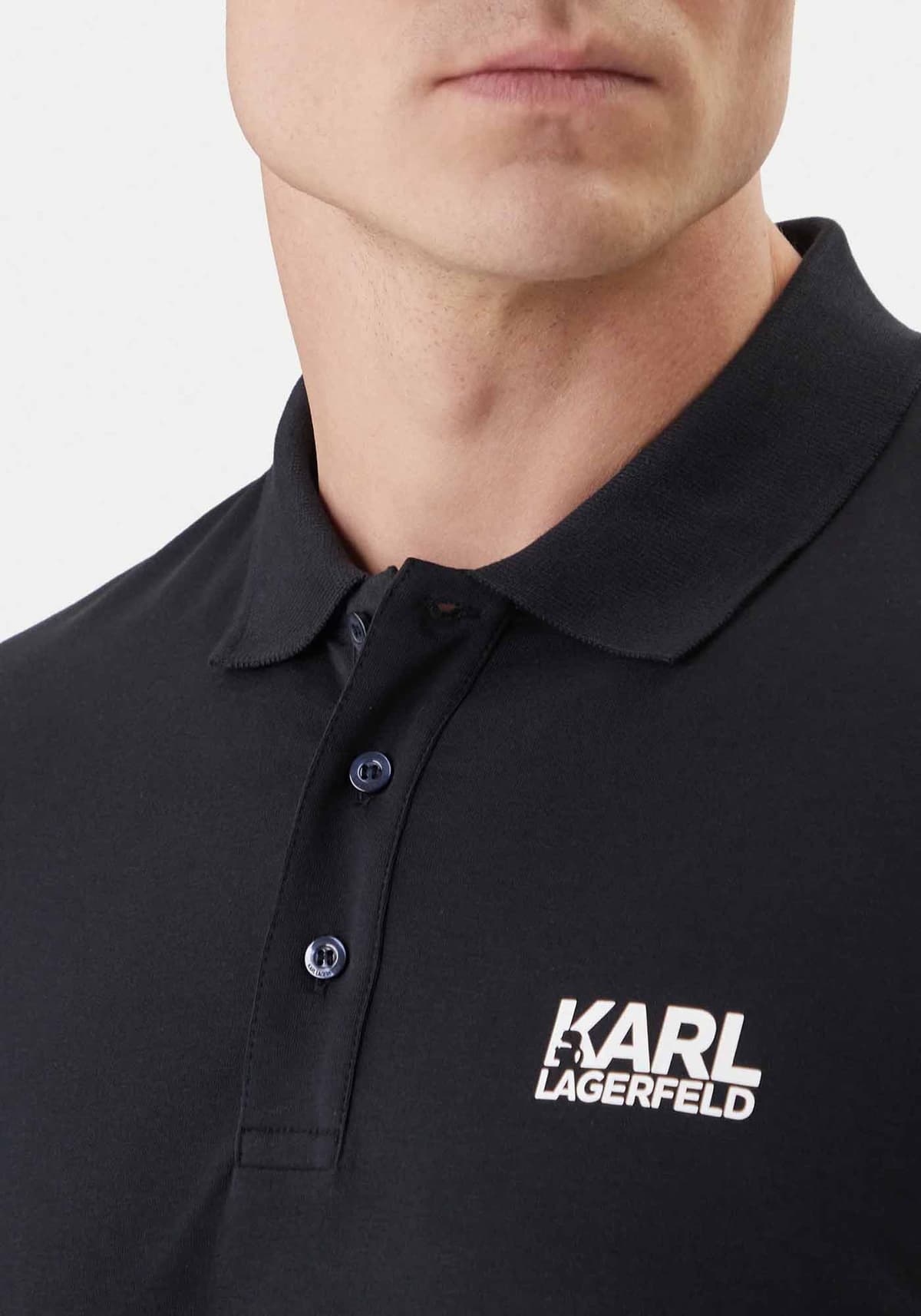 Men's Polo Shirts Karl Lagerfeld Blue
