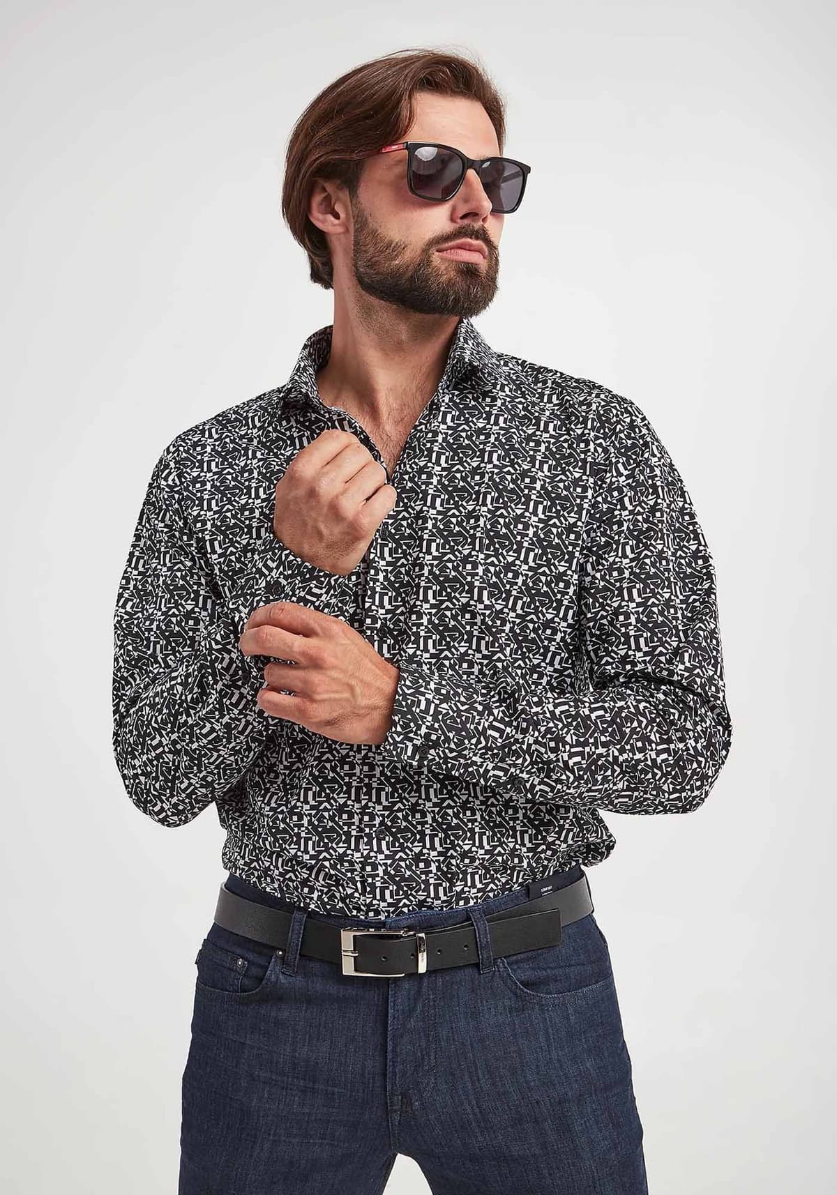 Men's Shirts Karl Lagerfeld Black