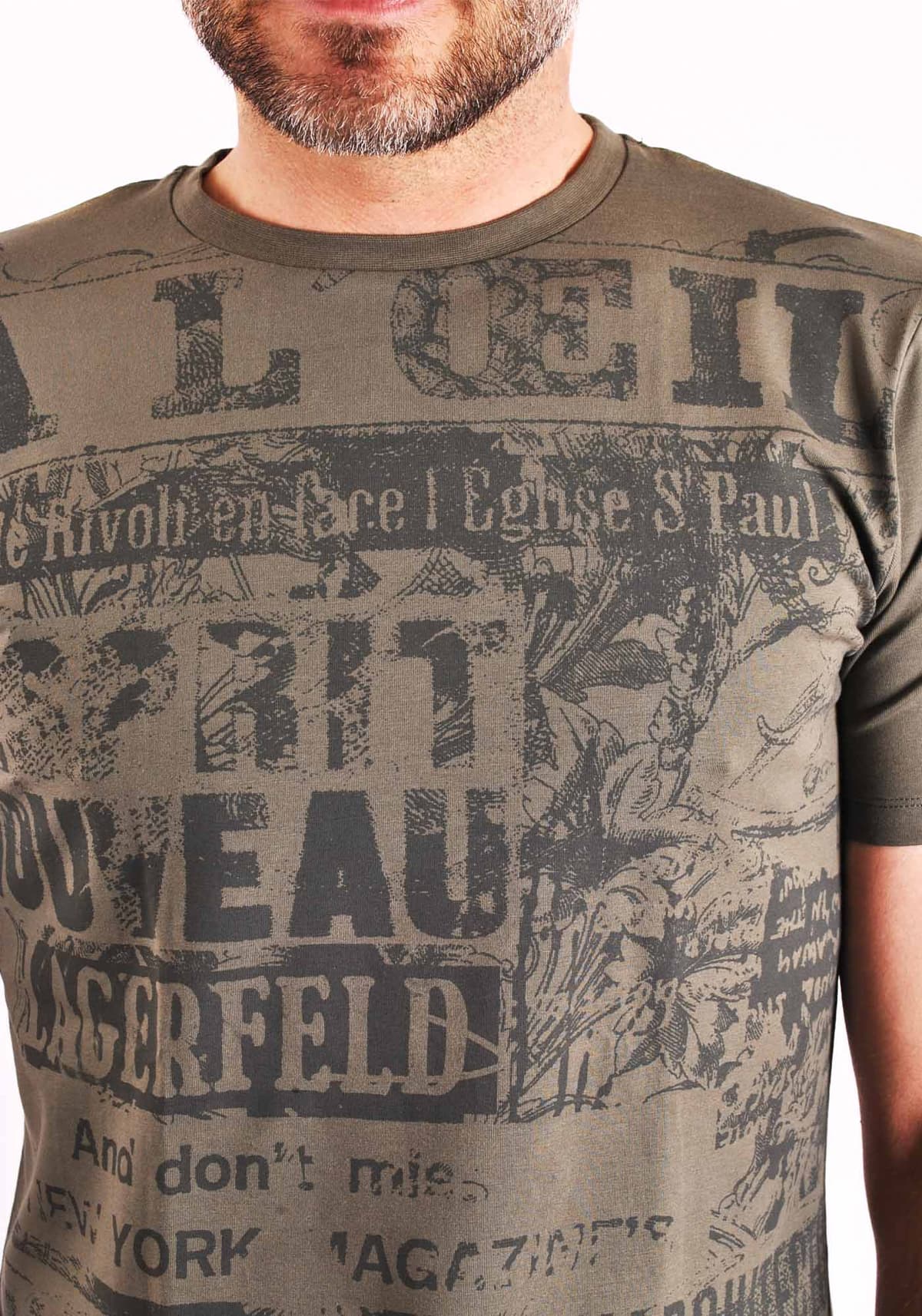 Men's T-Shirts Karl Lagerfeld Brown