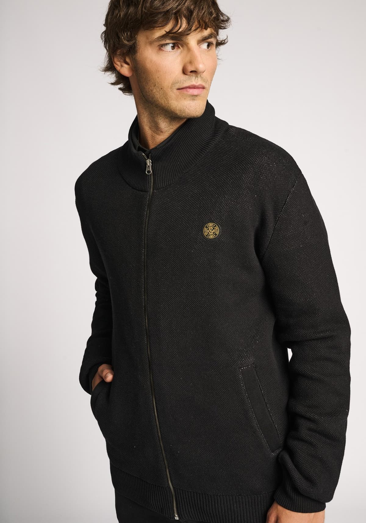 Men's Cardigans Staff Jeans & CO Black