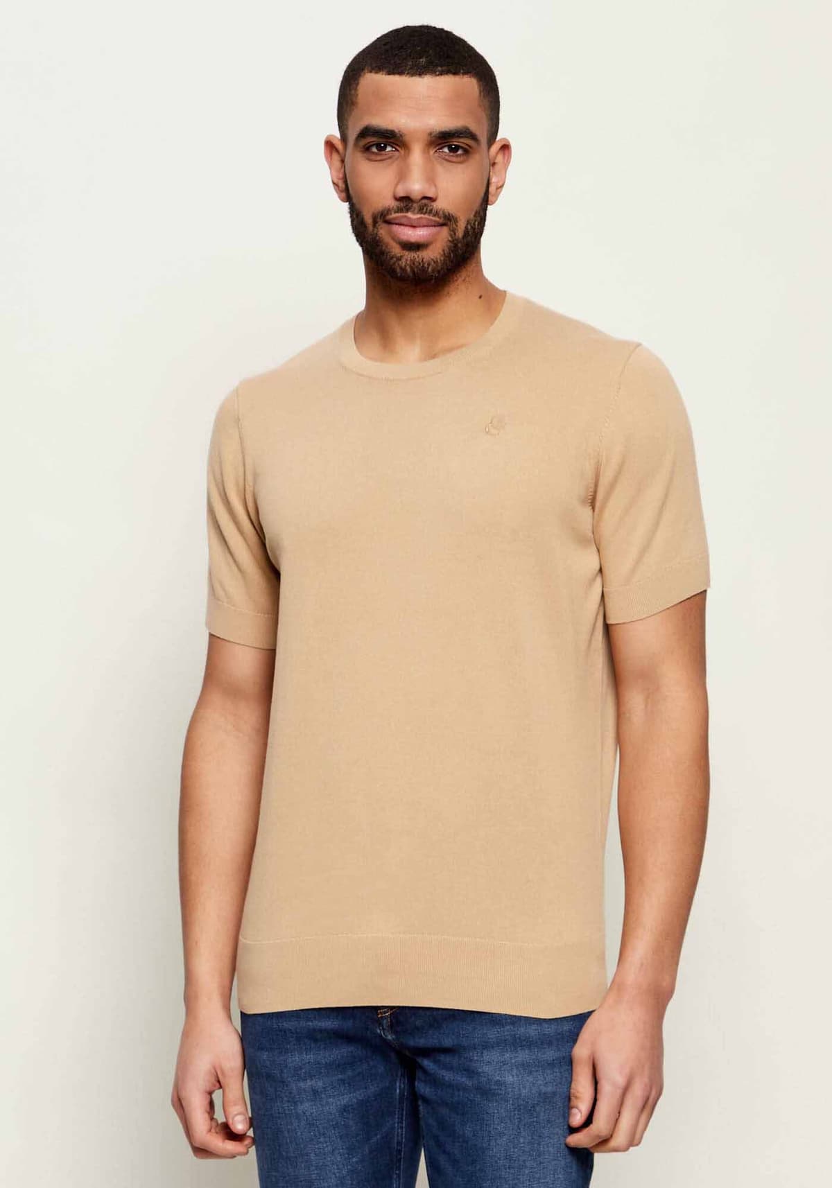 Ανδρικό Πλεκτό T-shirt Navy Μπλε Karl Lagerfeld 655087 562398-690