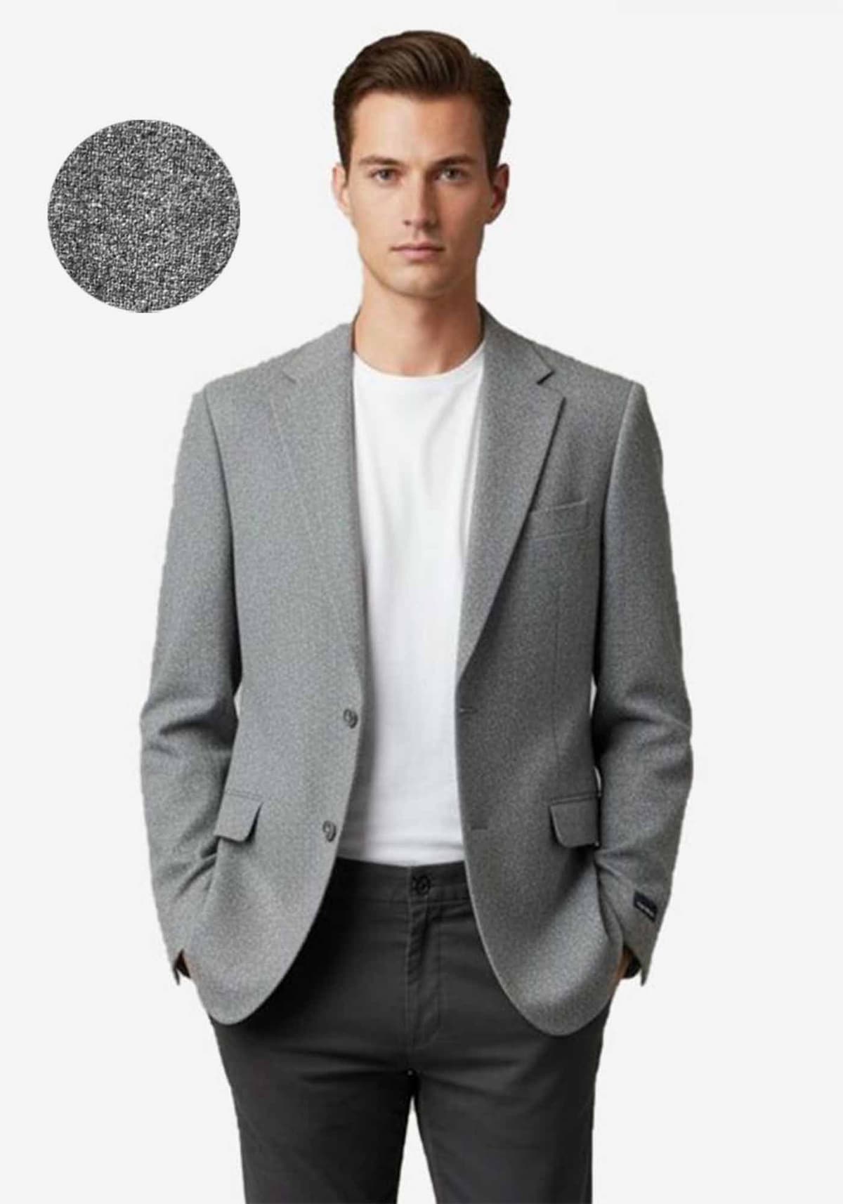 Men's Blazers CC Corneliani Gray