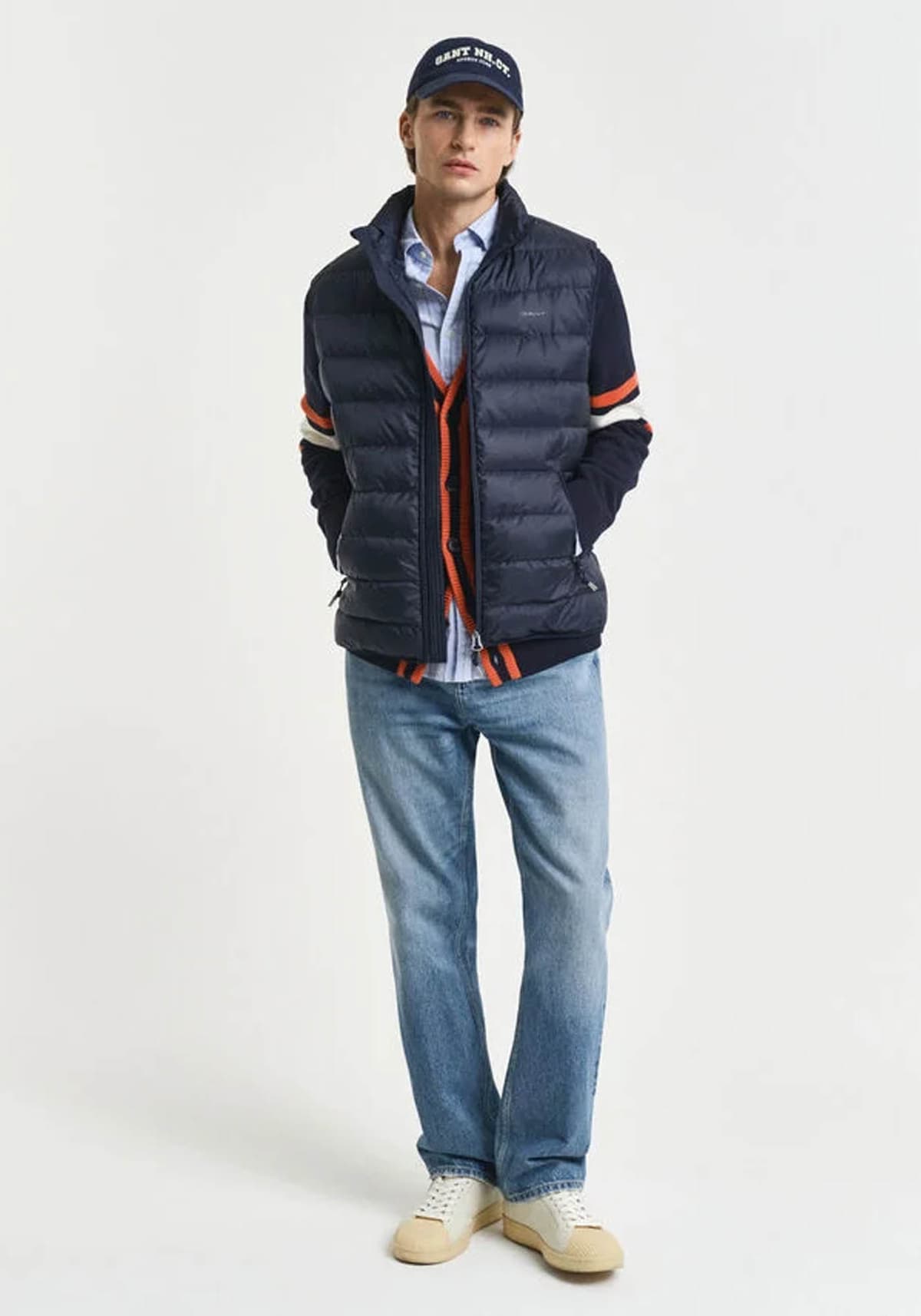 GANT Αμάνικο Μπουφάν της σειράς Light Down - 7006527 433 Evening Blue