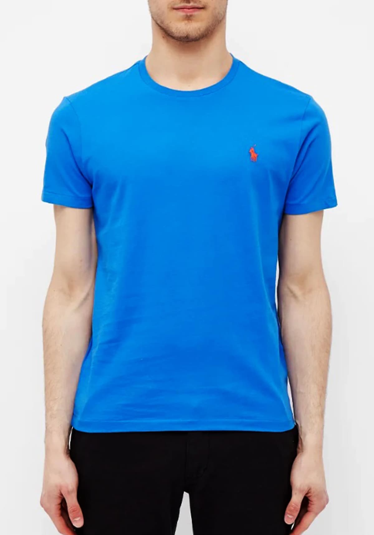 Polo Ralph Lauren T Shirt σε Custom Slim γραμμή - 710680785 135 Blue