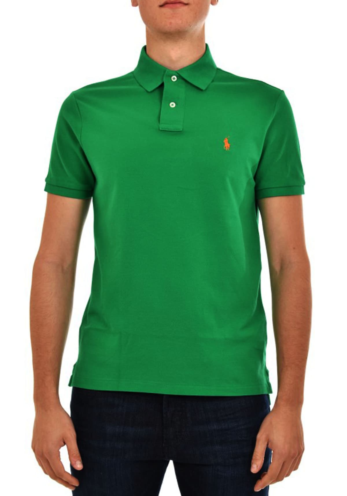 Ανδρική Mesh Polo Μπλούζα σε Custom Slim γραμμή - 710680784 144