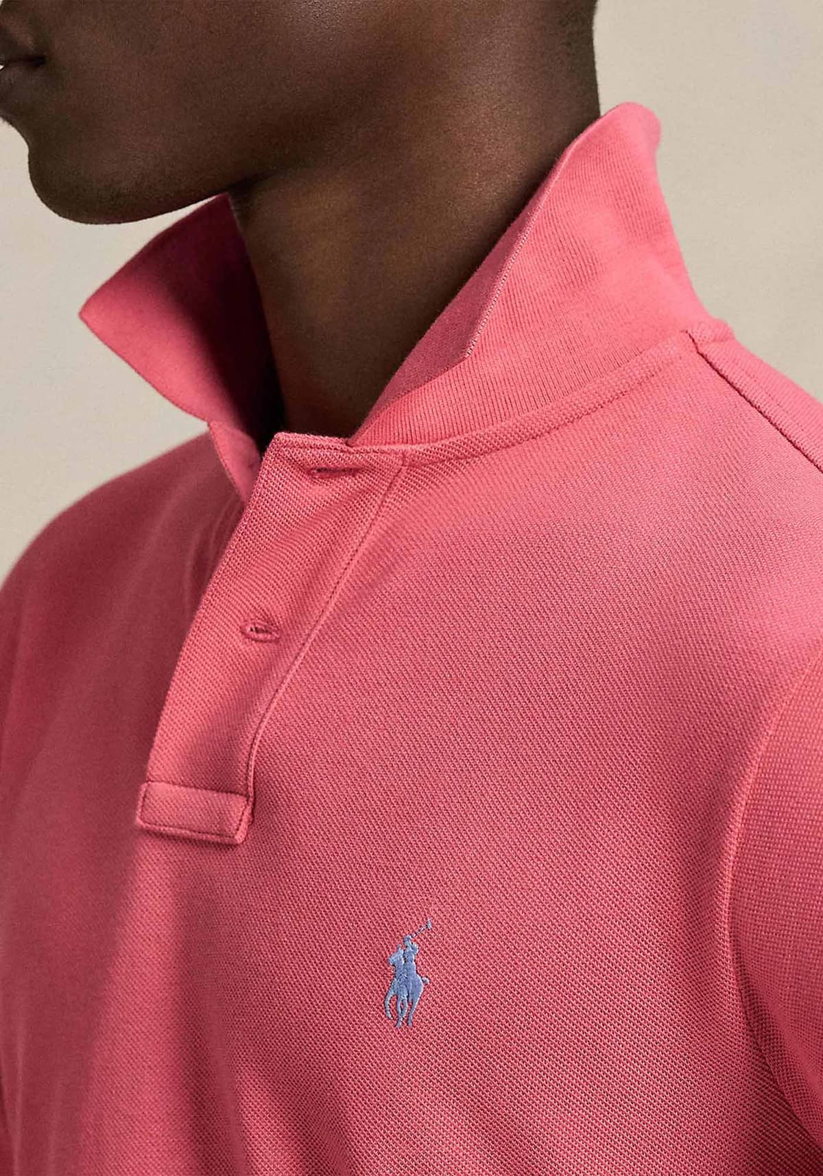 Polo Ralph Lauren Polo Μπλούζα Stretch Mesh - 710680784 462 Red Sky