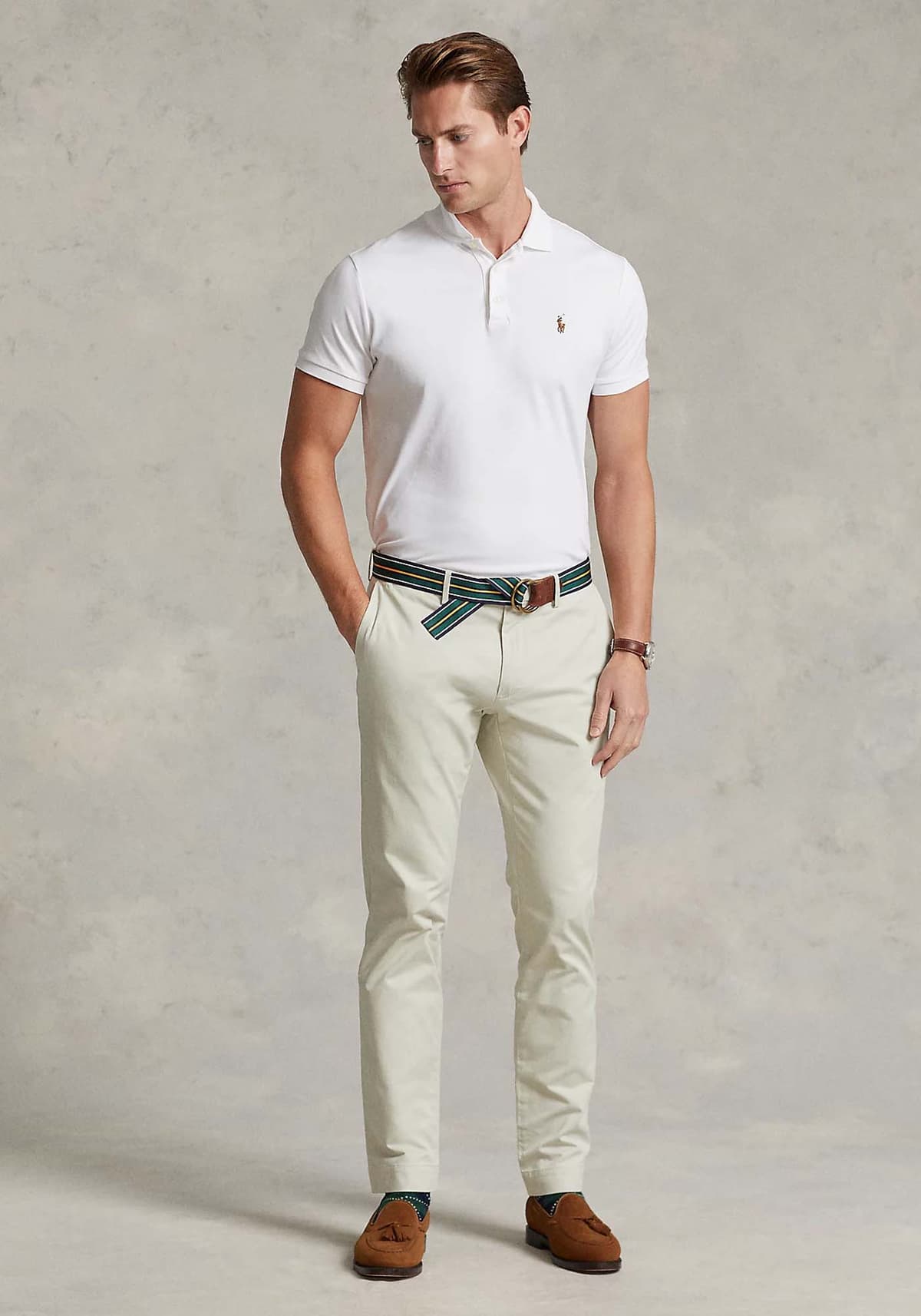Men's Polo Shirts Polo Ralph Lauren White