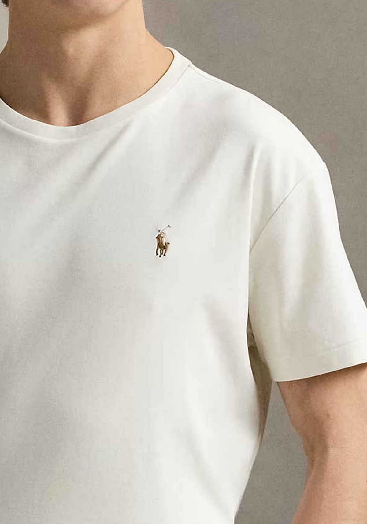 Men's T-Shirts Polo Ralph Lauren Beige