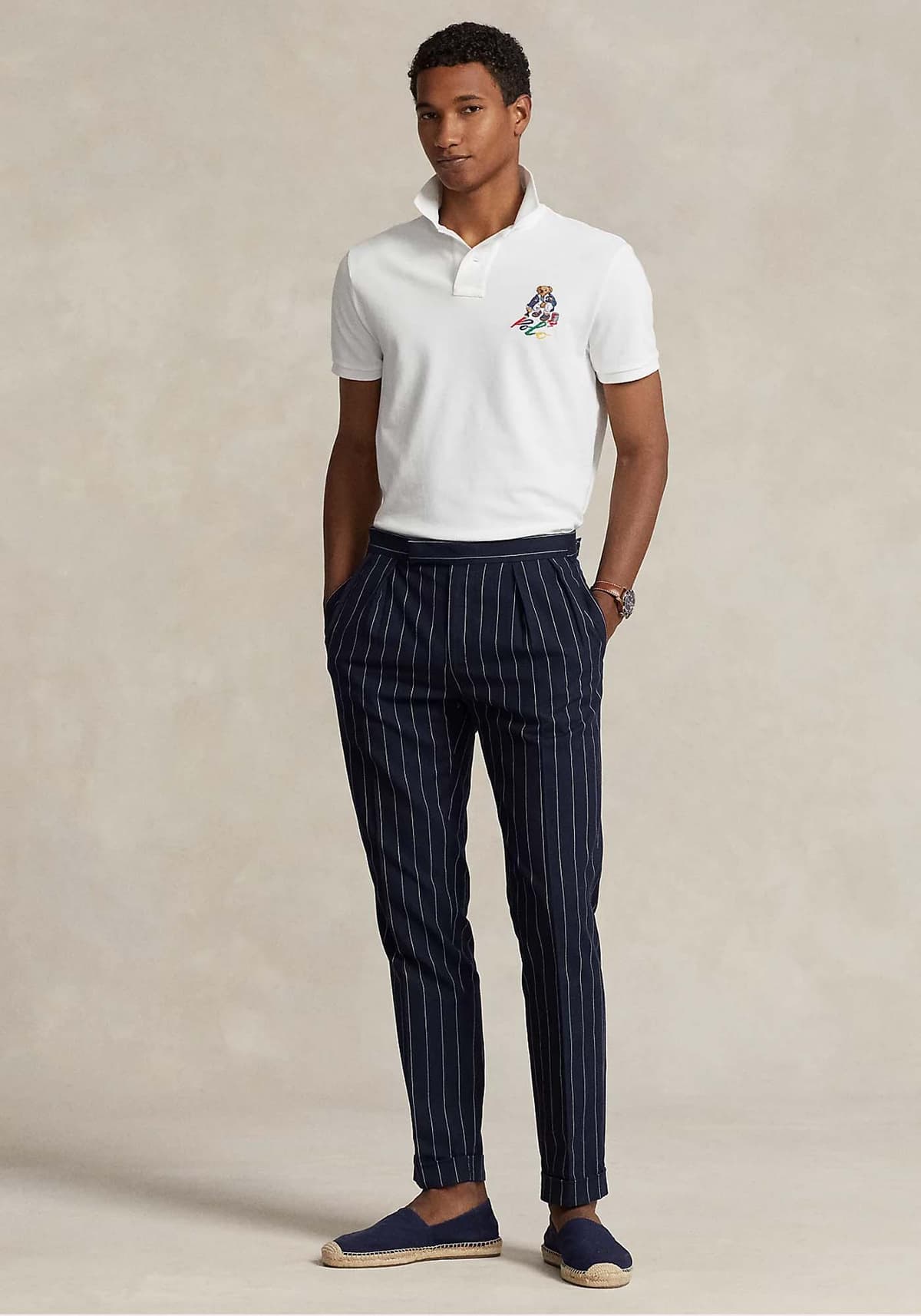 Polo Ralph Lauren Basic Polo Μπλούζα της σειράς Bear - 710853312 023 White