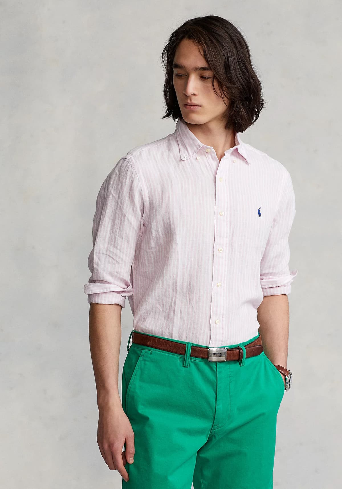 Men's Shirts Polo Ralph Lauren Pink