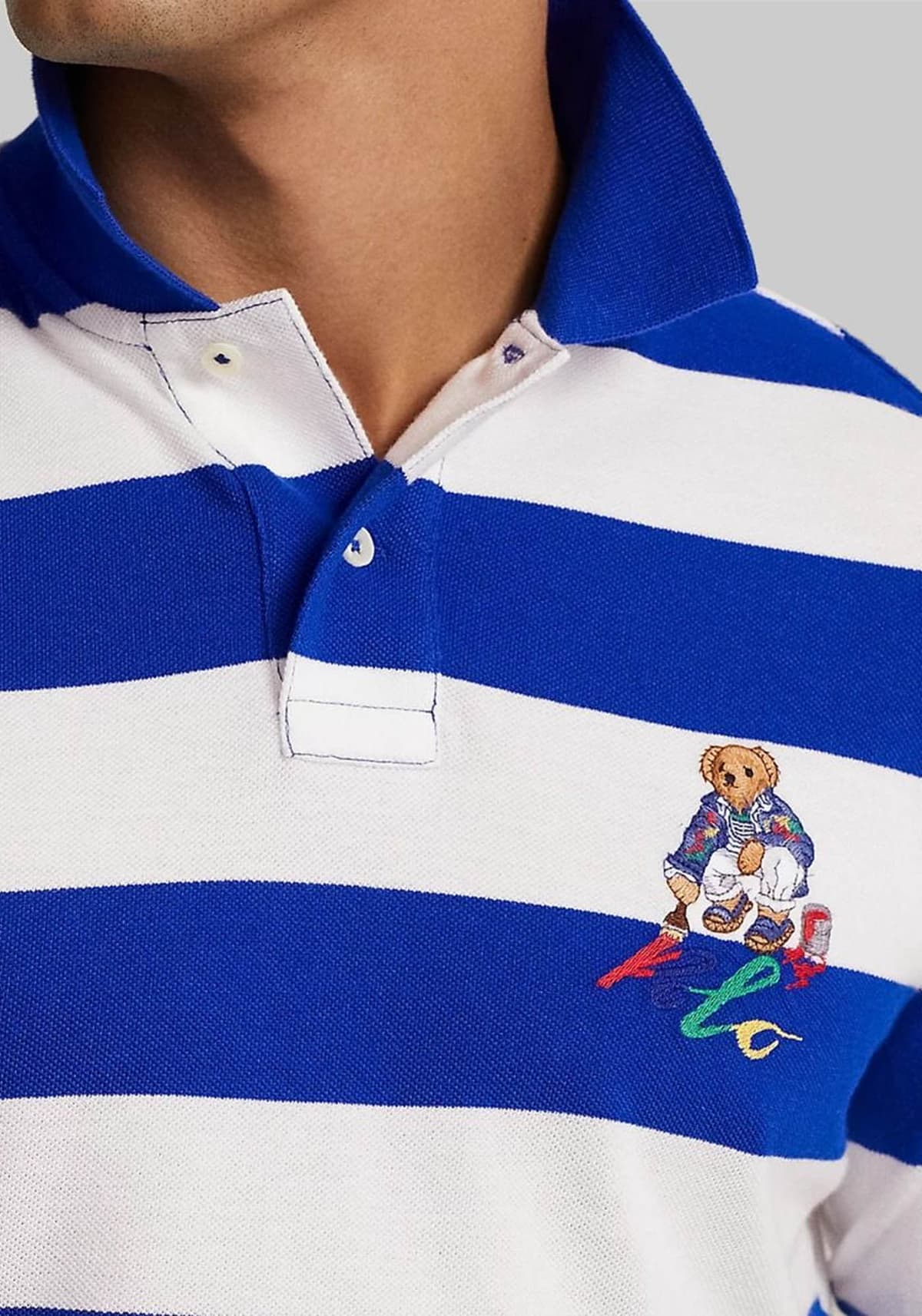 Polo Ralph Lauren Basic Polo Μπλούζα της σειράς Bear - 710926545 001 Blue Cruise