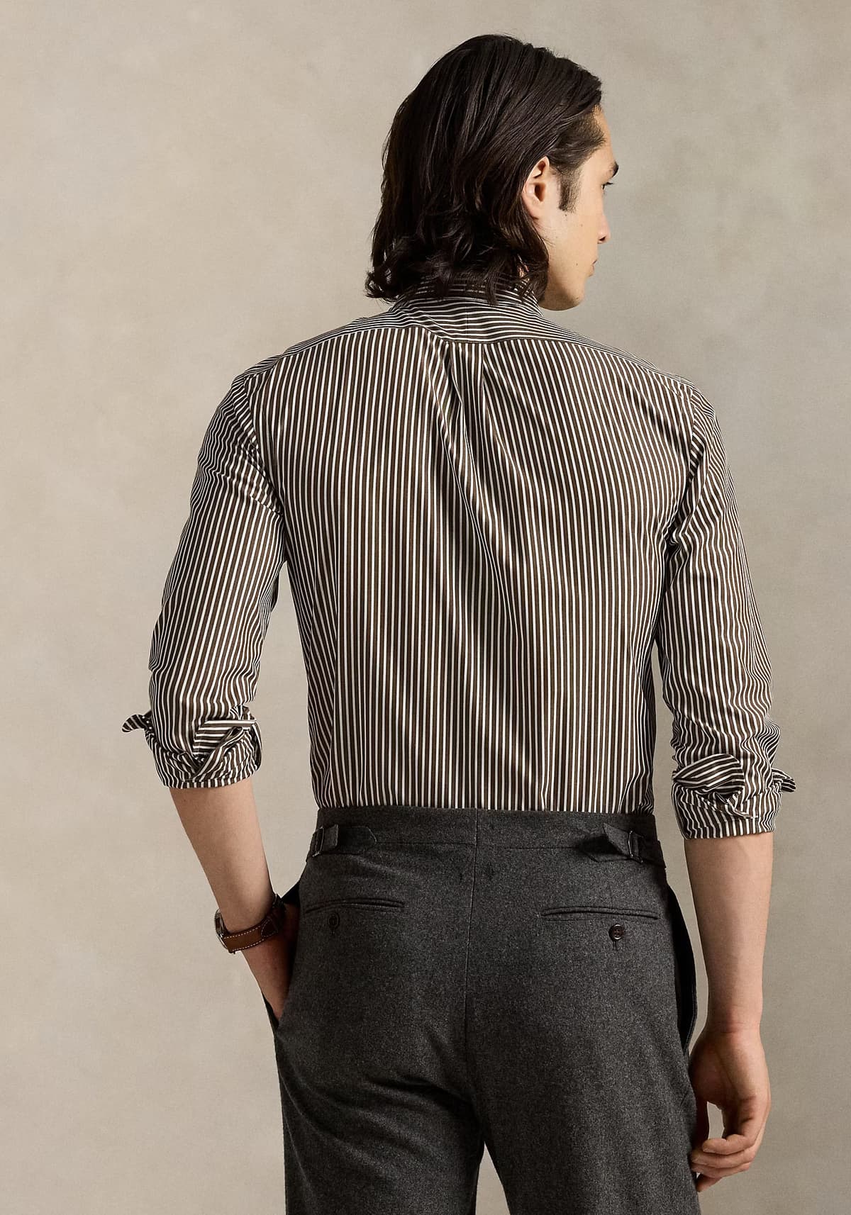 Men's Shirts Polo Ralph Lauren Brown