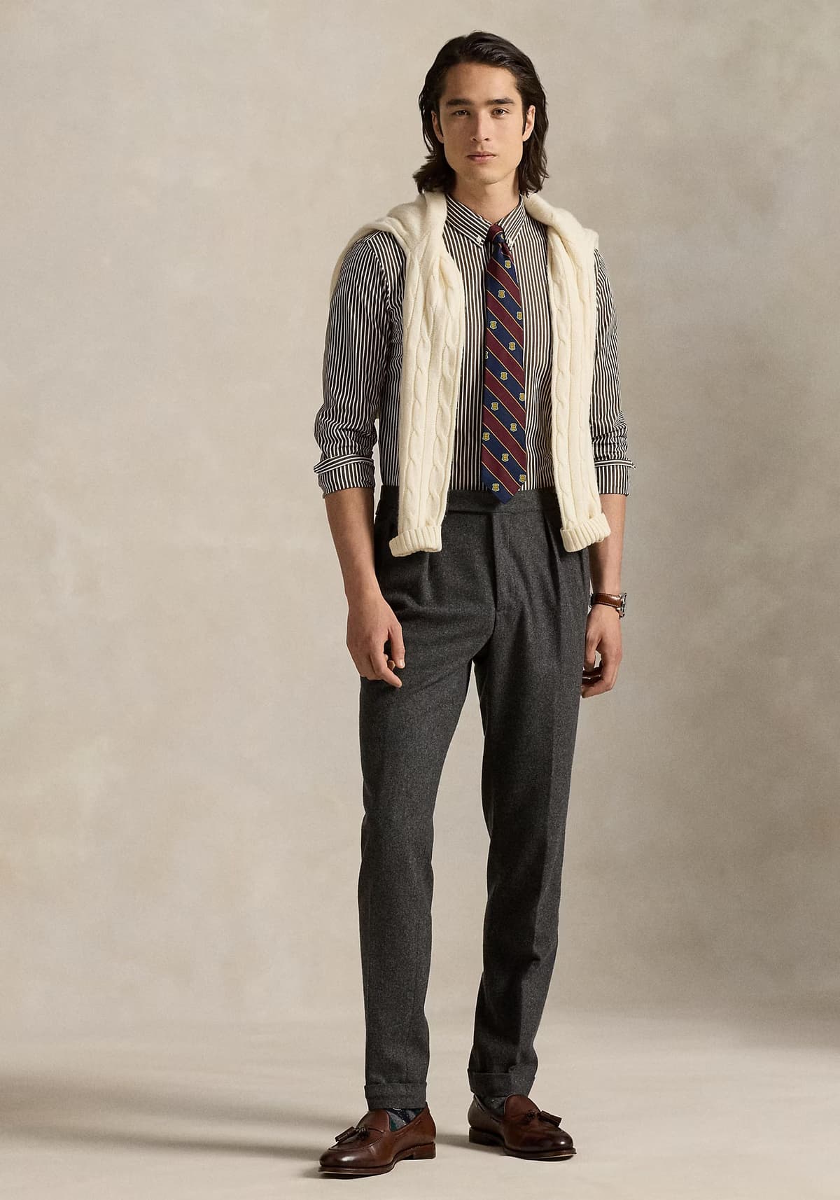 Men's Shirts Polo Ralph Lauren Brown