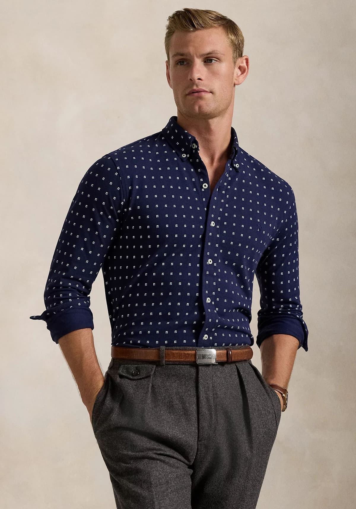 Men's Shirts Polo Ralph Lauren Blue