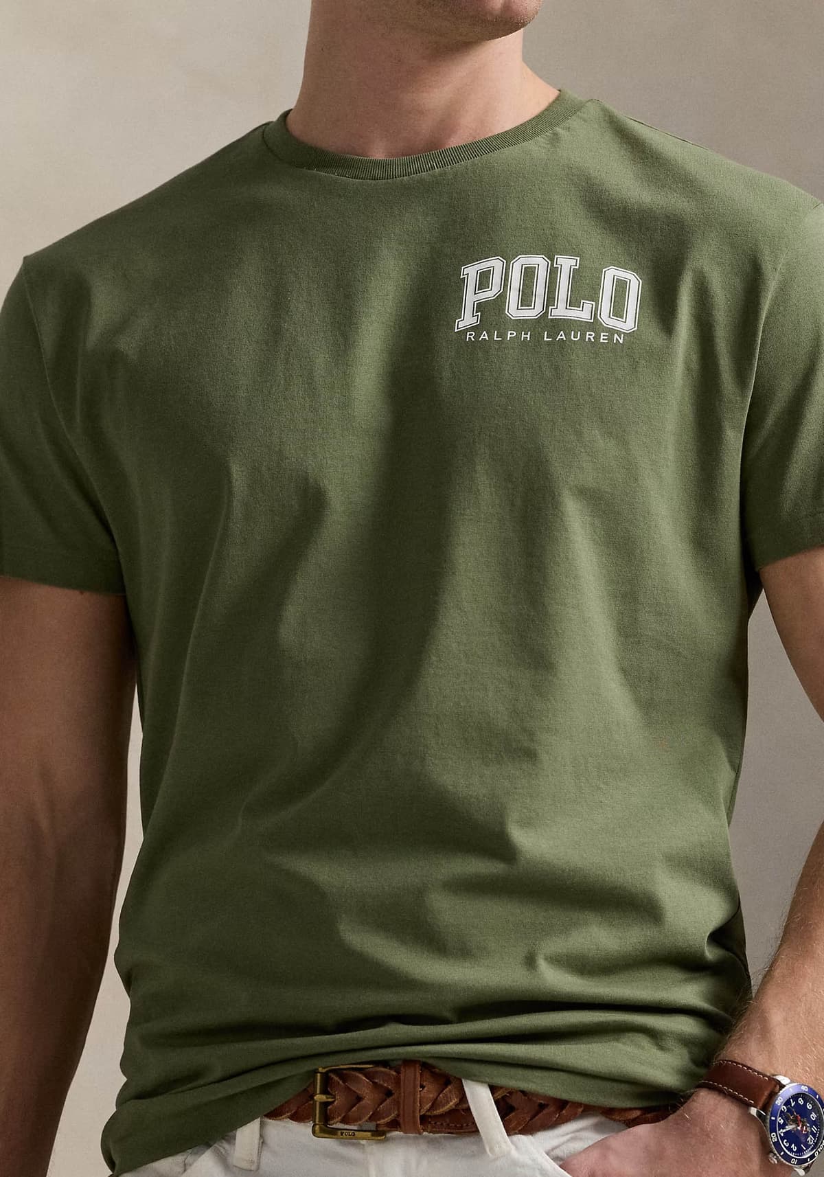 Men's T-Shirts Polo Ralph Lauren Green