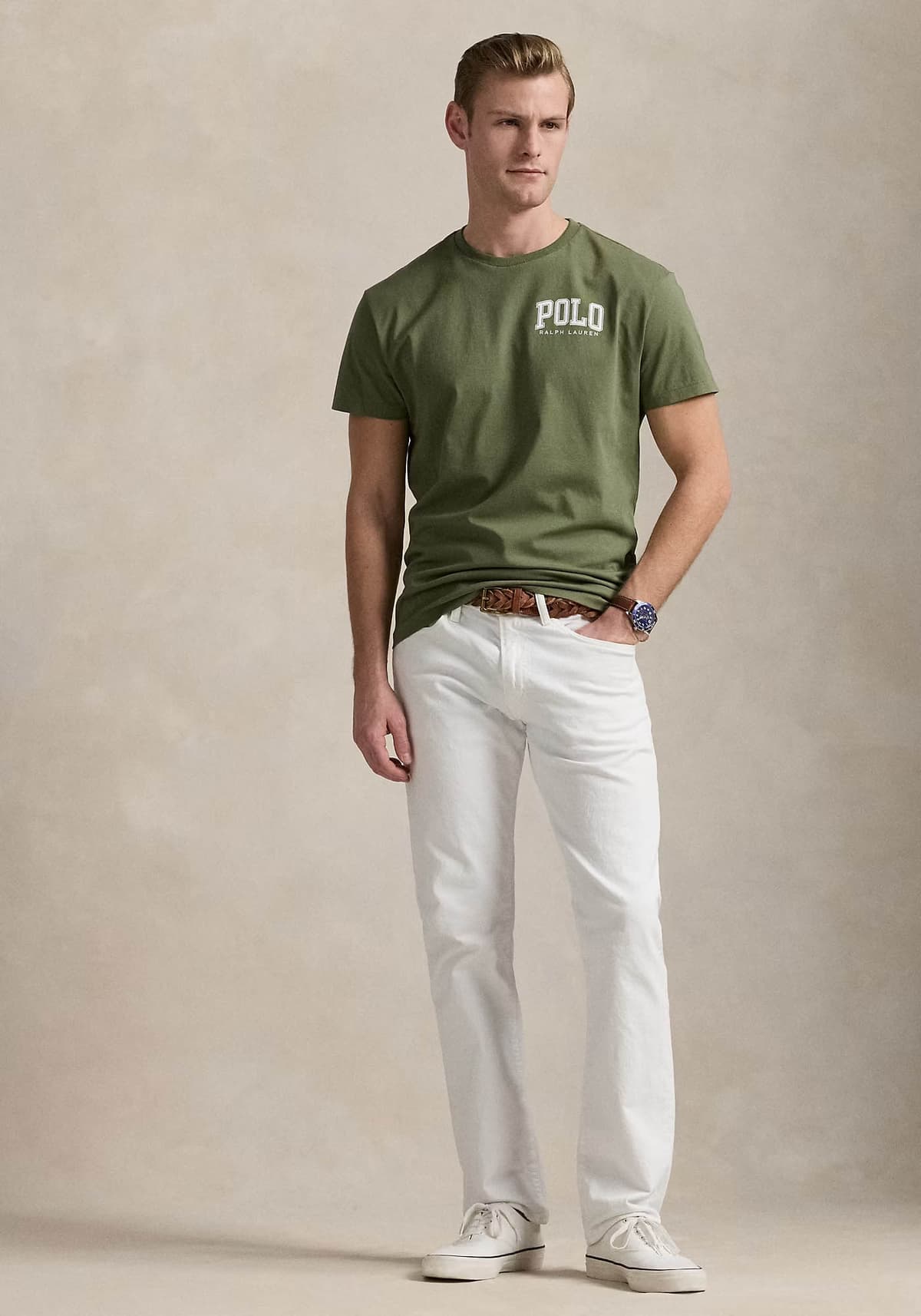 Men's T-Shirts Polo Ralph Lauren Green