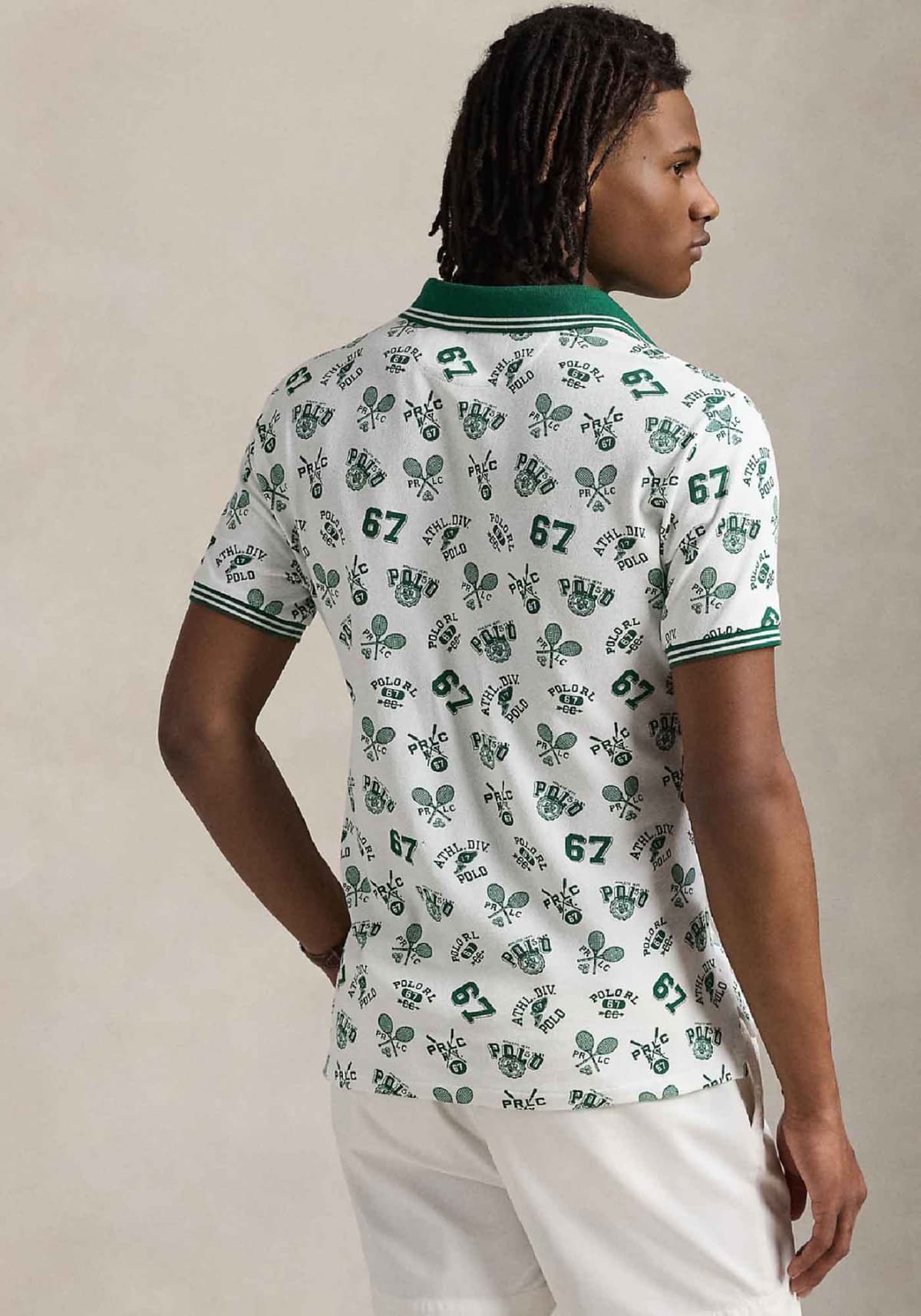 Polo Ralph Lauren Polo Μπλούζα της σειράς Mesh - 710963484 001 White Green