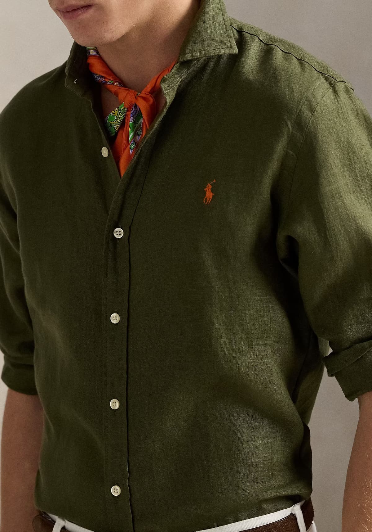 Men's Shirts Polo Ralph Lauren Green